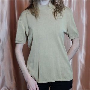 Vintage silk knit top